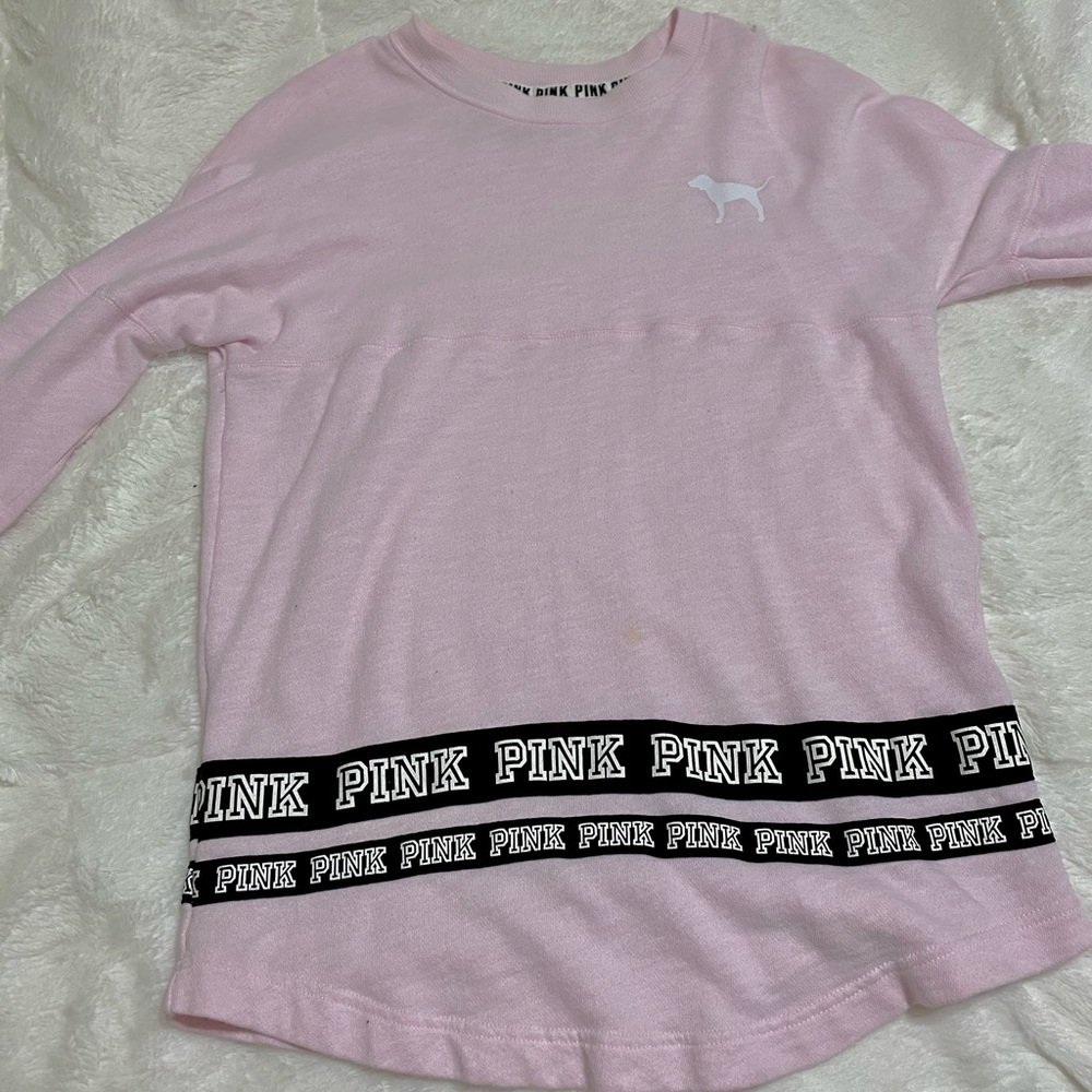 pink victoria secret long sleeve